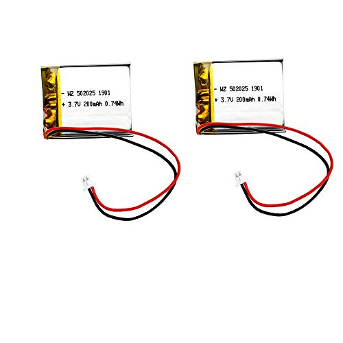 Amazon | OCTelect 2個 Li-Po 502025 3.7V 200mAh リチウムポリマー